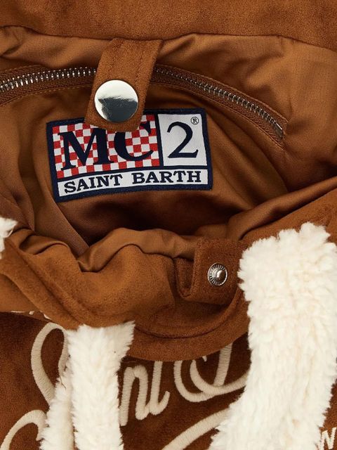 MC2 Saint Barth Colette shearling-lined tote bag - Brown - zdjęcie produktu nr 2