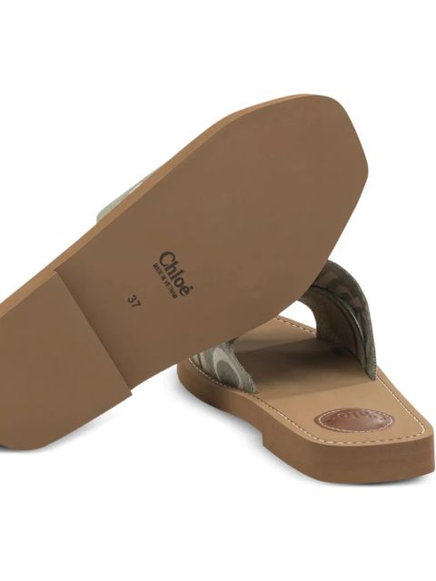 Chloé Woody sandals - Green