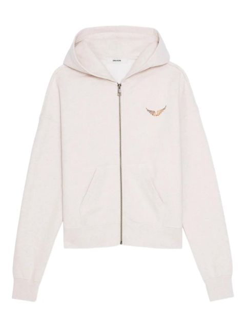 Zadig&Voltaire zip-front hoodie - Neutrals - zdjęcie produktu nr 1