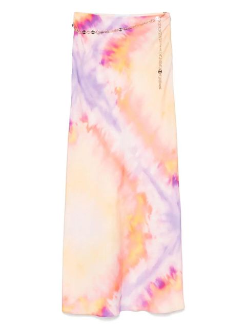 Rabanne tie-dye print maxi skirt - Purple - zdjęcie produktu nr 1