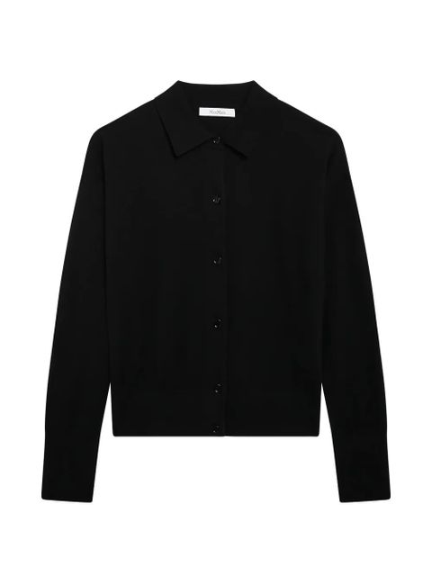 Max Mara collared buttoned cardigan - Black - zdjęcie produktu nr 1