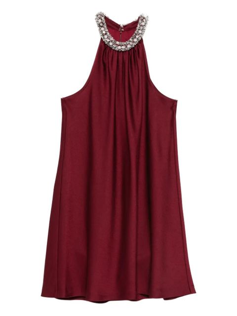 Simkhai Hadleigh embellished-detail mini dress - Red