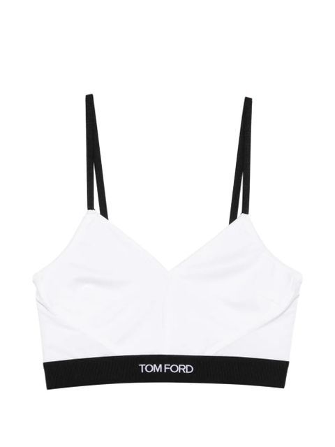 TOM FORD logo-band bra - White - zdjęcie produktu nr 1