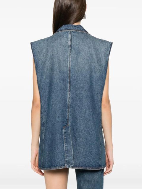 Coperni sleeveless denim jacket - Blue