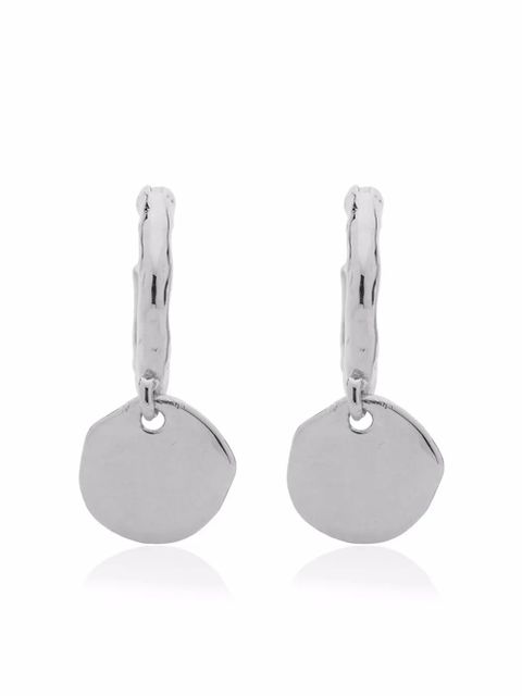 Monica Vinader Siren Muse huggie earrings - Silver - zdjęcie produktu nr 1