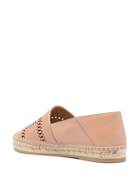 Tod's Kate leather espadrilles - Neutrals