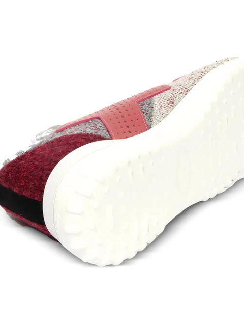 Tod's perforated detail sneakers - Red