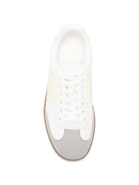 Balmain Swan leather sneakers - White