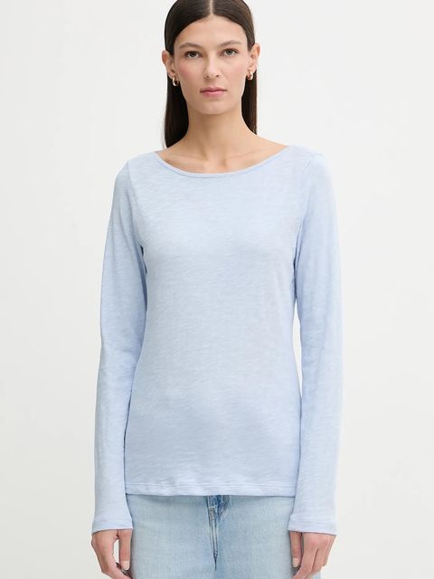 Marc O'Polo longsleeve bawełniany kolor niebieski 600226152199 - zdjęcie produktu nr 1