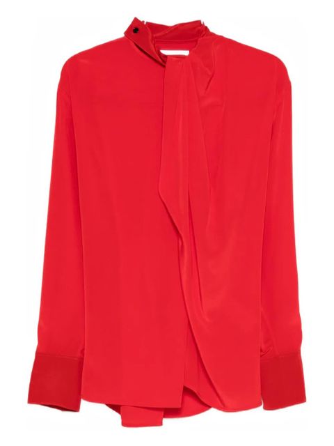 Victoria Beckham tie-neck blouse - Red