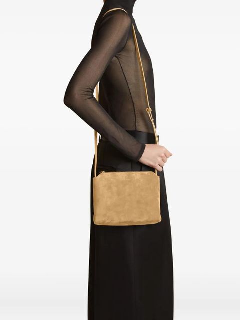 KHAITE Lina suede crossbody bag - Yellow - zdjęcie produktu nr 2
