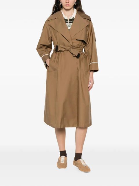 Max Mara notched-lapel belted coat - Brown - zdjęcie produktu nr 2