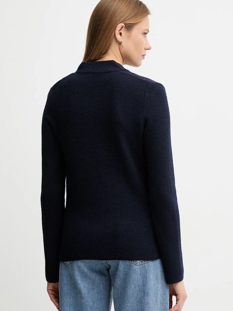 United Colors of Benetton kardigan z dodatkiem wełny kolor granatowy 1235D6934