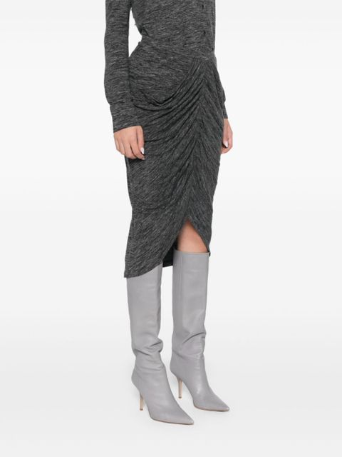 MARANT ÉTOILE Ilis midi skirt - Grey - zdjęcie produktu nr 2