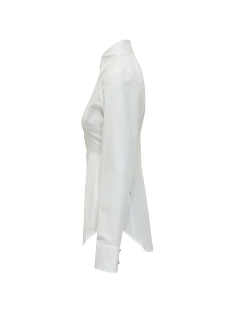 Sportmax button cotton shirt - White
