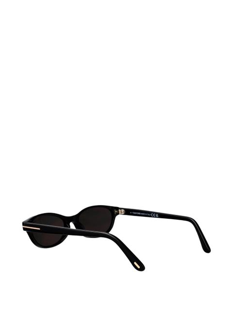 TOM FORD oval-frame sunglasses - Black
