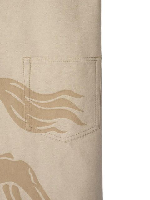 Burberry EKD cotton mini dress - Neutrals - zdjęcie produktu nr 2