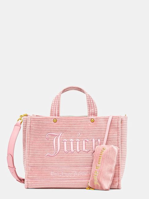Juicy Couture torebka Iris Velvet kolor różowy BIJIR8941WC9 - zdjęcie produktu nr 1