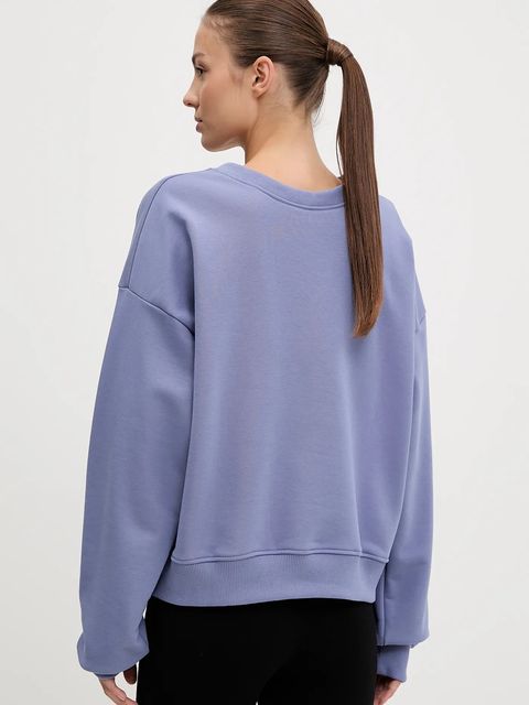 JOYINME bluza sportowa V-Essence damska kolor fioletowy gładka V-Essence