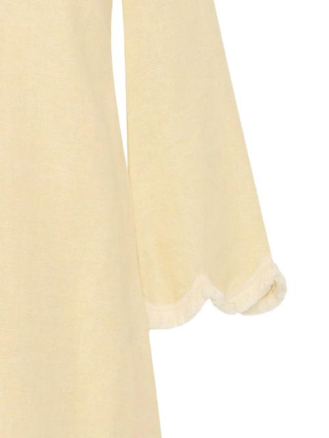 Posse Essie scalloped-hem mini dress - Neutrals - zdjęcie produktu nr 2