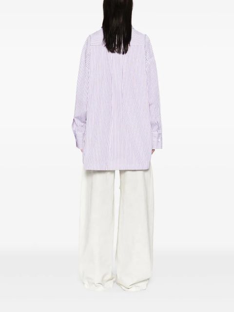 The Attico striped shirt - White