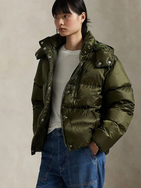 Polo Ralph Lauren kurtka puchowa damska kolor zielony 211932183 - zdjęcie produktu nr 1