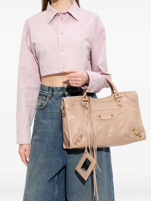 Balenciaga medium Le City leather tote bag - Pink - zdjęcie produktu nr 2
