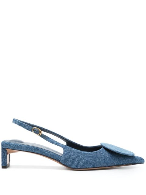 Jacquemus Les slingbacks Duelo 40mm pumps - Blue