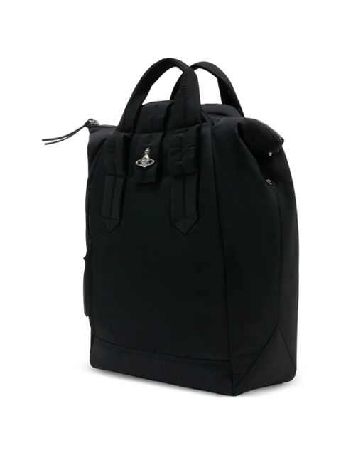 Vivienne Westwood handle steven backpack - Black