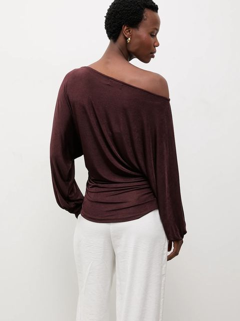 Answear.LAB bluzka damska kolor brązowy gładka - zdjęcie produktu nr 2
