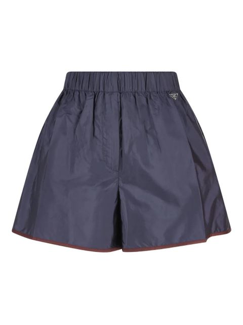 Prada triangle-logo shorts - Blue - zdjęcie produktu nr 1