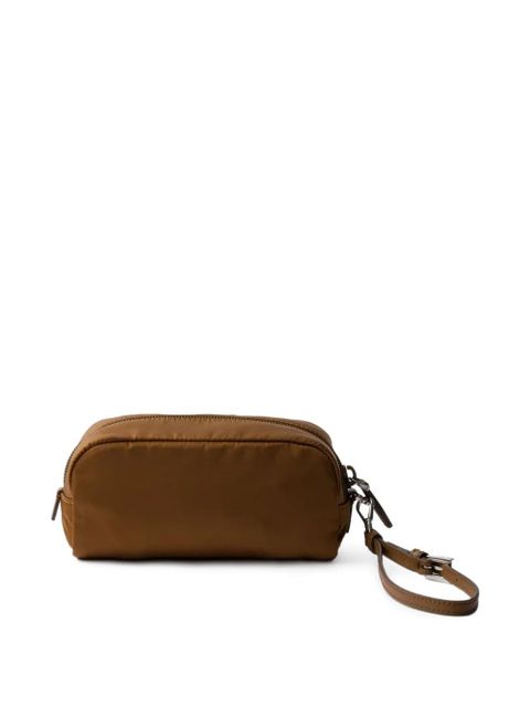 Prada Re-Nylon make-up bag - Brown
