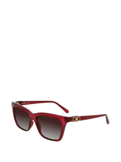 Ferragamo square-frame sunglasses - Red - zdjęcie produktu nr 2