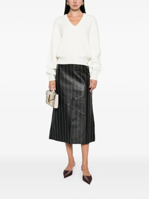 Victoria Beckham V-neck sweater - White - zdjęcie produktu nr 2