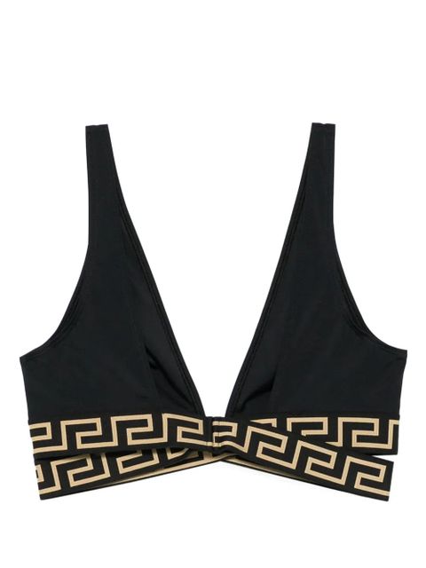 Versace Greca-detailing bikini top - Black - zdjęcie produktu nr 2