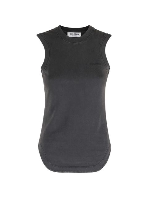 The Attico logo-detail tank top - Grey - zdjęcie produktu nr 1