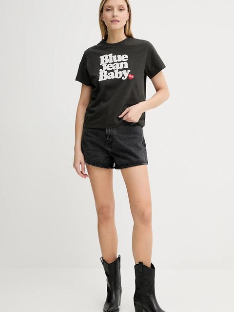 Levi's t-shirt bawełniany damski kolor szary A2226 - zdjęcie produktu nr 2