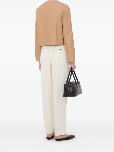 LouLou de Saison Raho button leather jacket - Neutrals - zdjęcie produktu nr 2