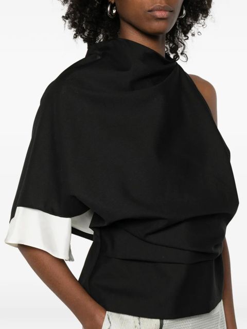 Róhe halterneck blouse - Black