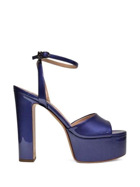 Casadei platform block-heel sandals - Blue - zdjęcie produktu nr 1