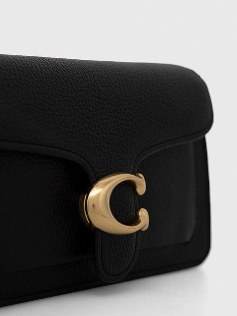 Coach torebka skórzana Tabby kolor czarny CE772