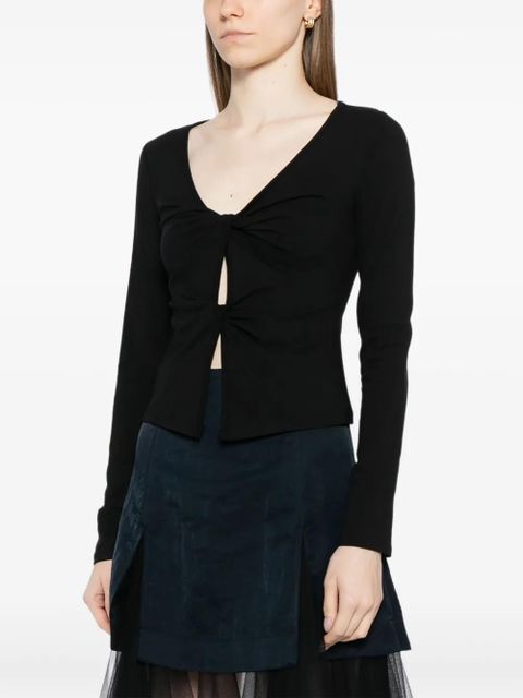 Reformation Silas top - Black