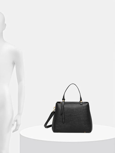 Answear.LAB torebka skórzana kolor czarny