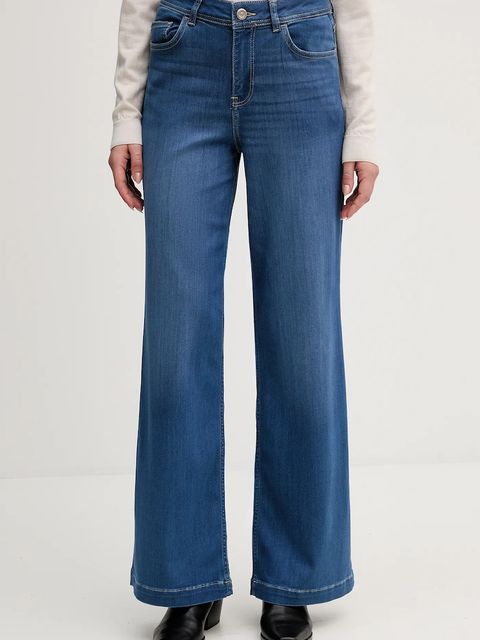 Mos Mosh jeansy damskie kolor niebieski 166400 - zdjęcie produktu nr 1