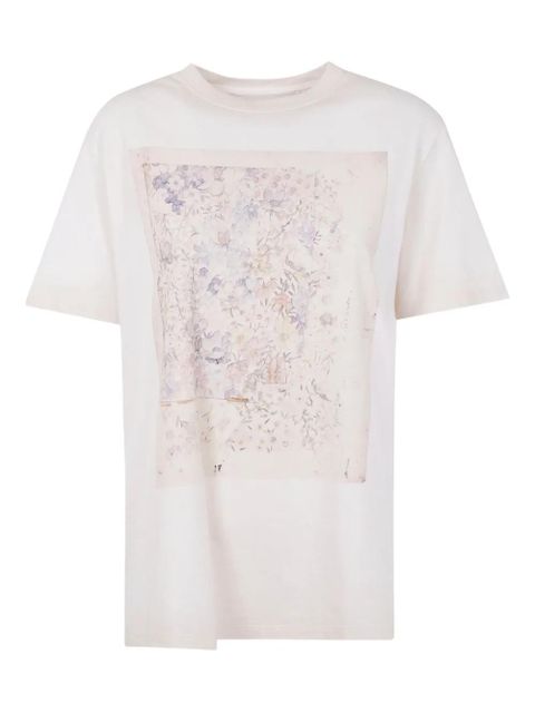 Golden Goose floral-print T-shirt - Neutrals - zdjęcie produktu nr 1