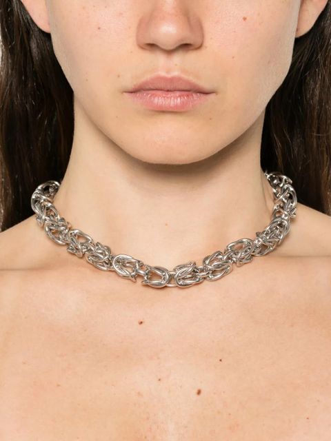TOTEME Byzantine collar necklace - Silver