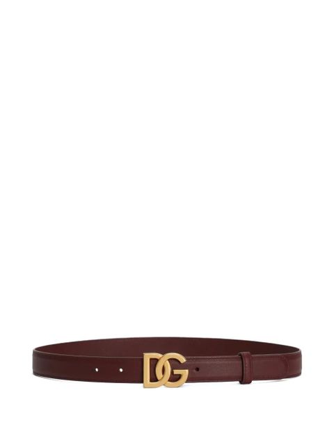 Dolce & Gabbana leather belt - Red - zdjęcie produktu nr 1