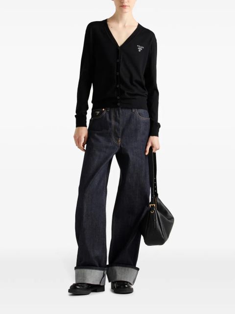 Prada cashmere cardigan - Black