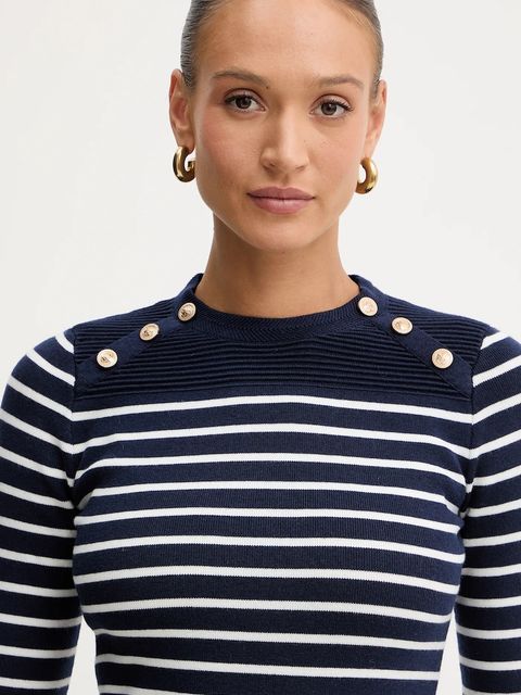 Guess sweter HELEN damski kolor granatowy W5BR36 Z0422