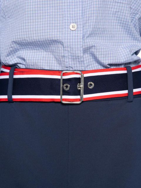 PINKO belted-waist mini skirt - Blue